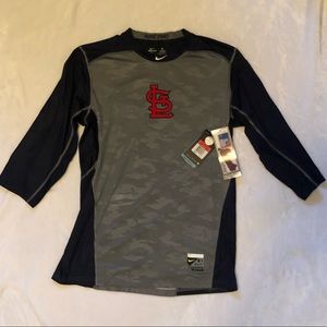 NWT Nike Pro Dri Fit Mens St Louis Cards Shirt